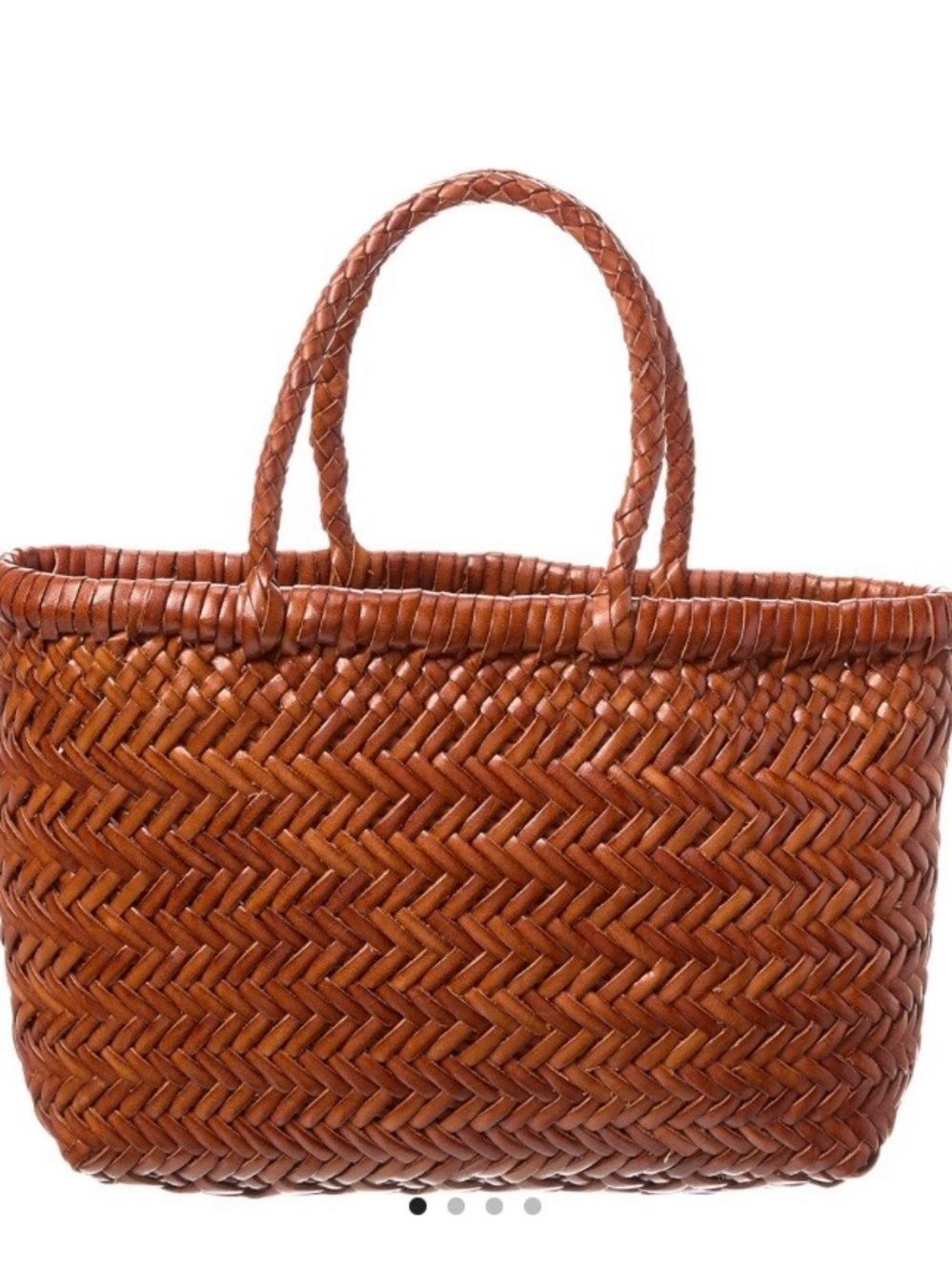 Mini Flat Gora Leather Shoulder Bag